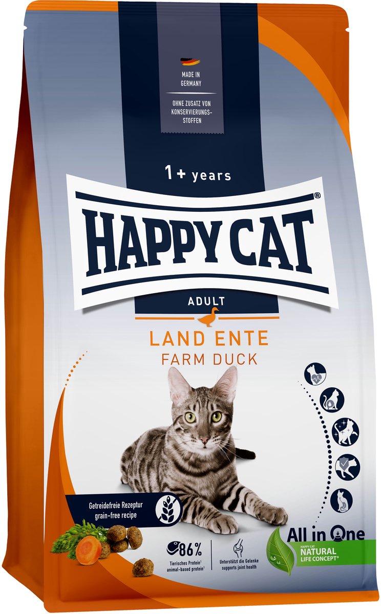 Happy Cat Culinary Adult Kattenvoer – Eend – 300 g
