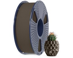 SUNLU PLA Hout 3D-filament 1.75mm 1kg Walnoot