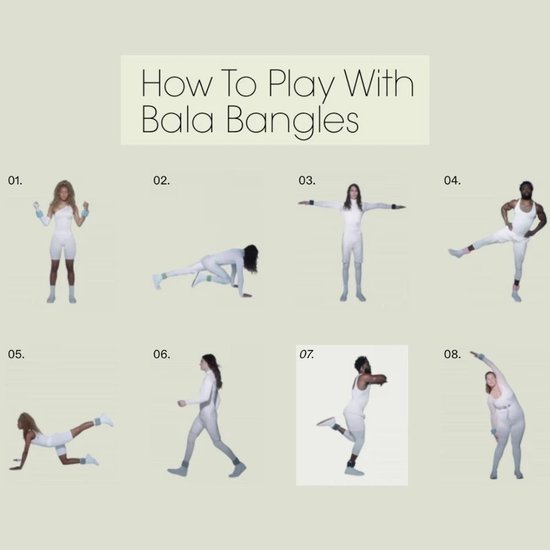 Bala Yoga Workout 2 lbs bracelets fard à joues rose cheville poignet