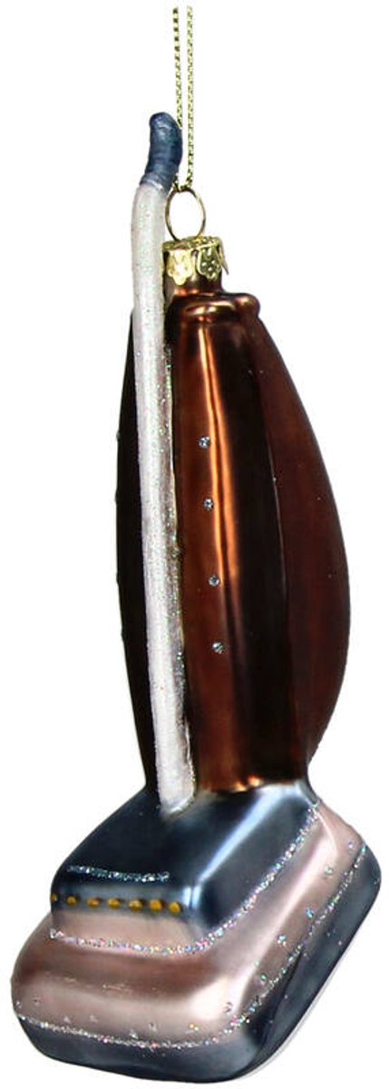 HD CollectionGlazen kerstornament kerst hanger retro stofzuiger 10.2 cm