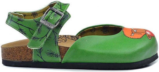 GOBY - Vache Clown - Sabots pour femmes - Slippers - Haute qualité - Fait main - Taille 37
