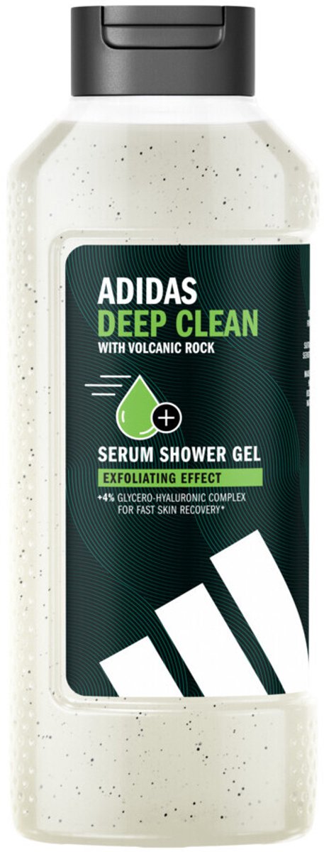 Adidas Shower Gel Active Skin & Mind Deep Clean - 3 x 400 ml - Voordeelverpakking