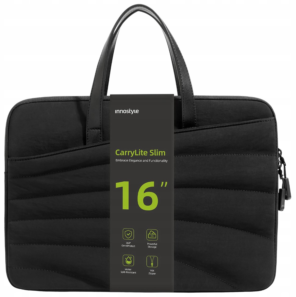 Innostyle Dames Laptoptas 15 6 16 Waterproof Carrylite Slim Zwart