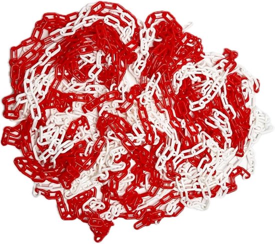 Perel Afzetketting, Zwart, Geel, 25 M, Pe (polyethyleen