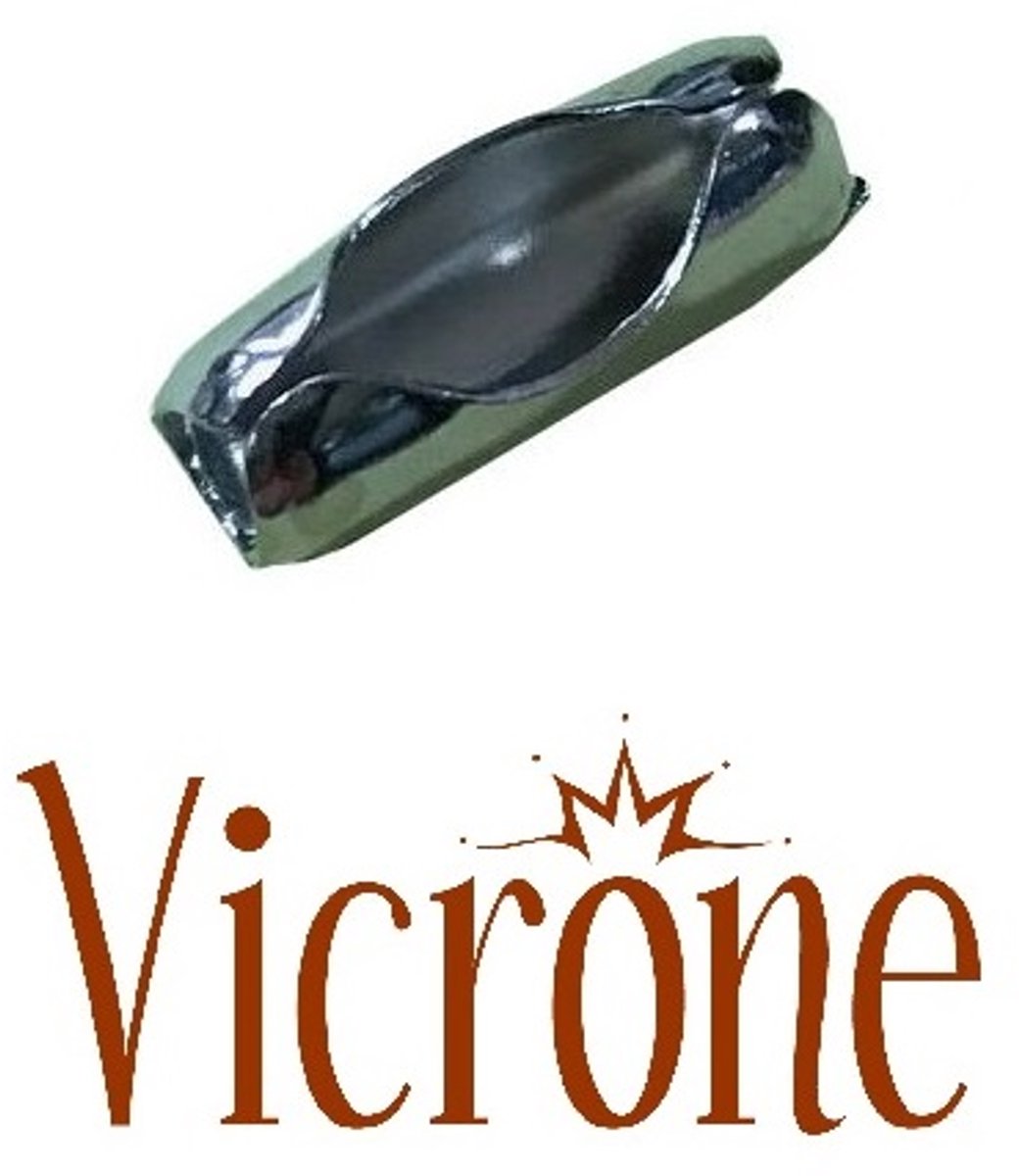 Vicrone® - Kettingverbinder - Metaal - 20 stuks - Connector