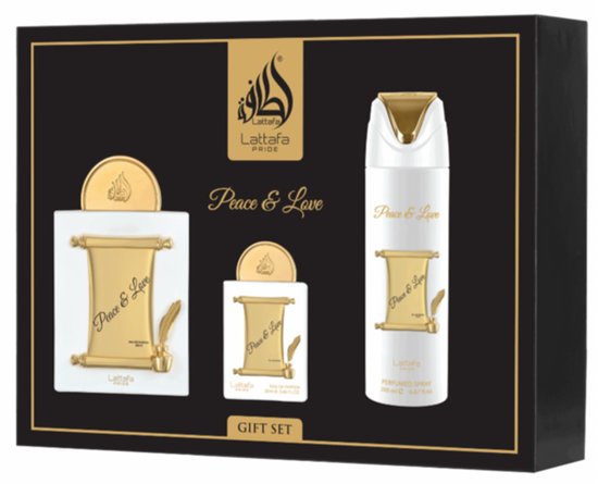 Lattafa - Pride Peace & Love Eau de Parfum Giftset | bol