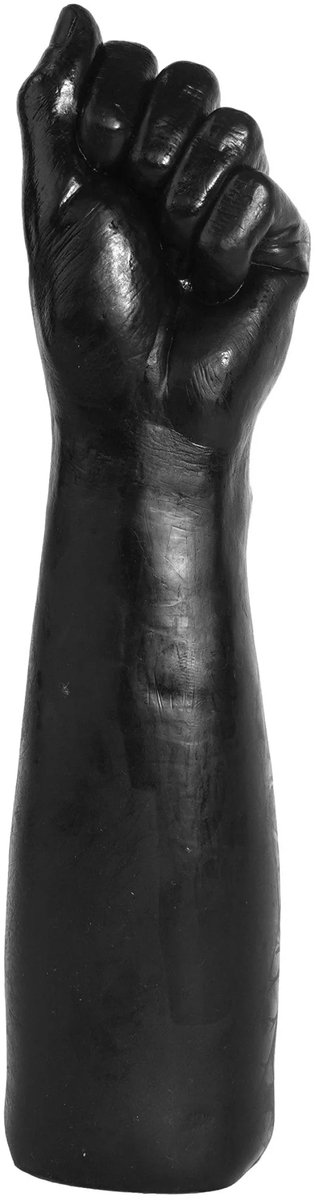 Zwarte Lusty Fist Dildo - Stevige Vuist Voor Fist Fucking - Fisting Dildo