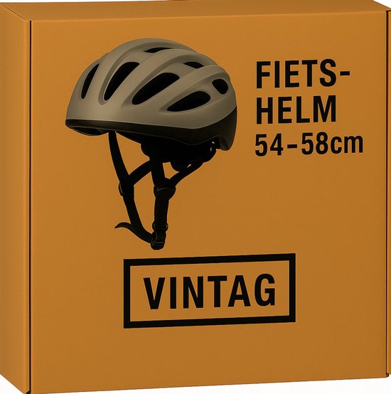 Fietshelm - Volwassen - Verstelbaar - Maat M 54-58 cm - off white van Merkloos — afbeelding 3
