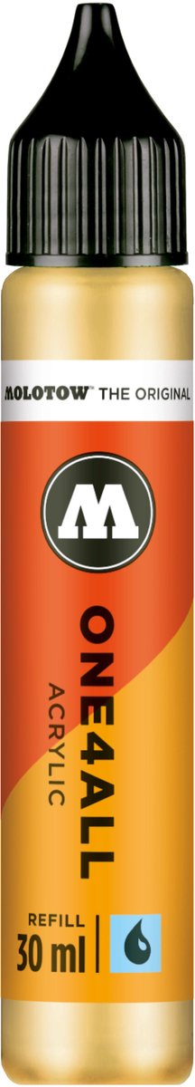 Molotow ONE4ALL™ - 30ml pastel geel navul Inkt op acrylbasis