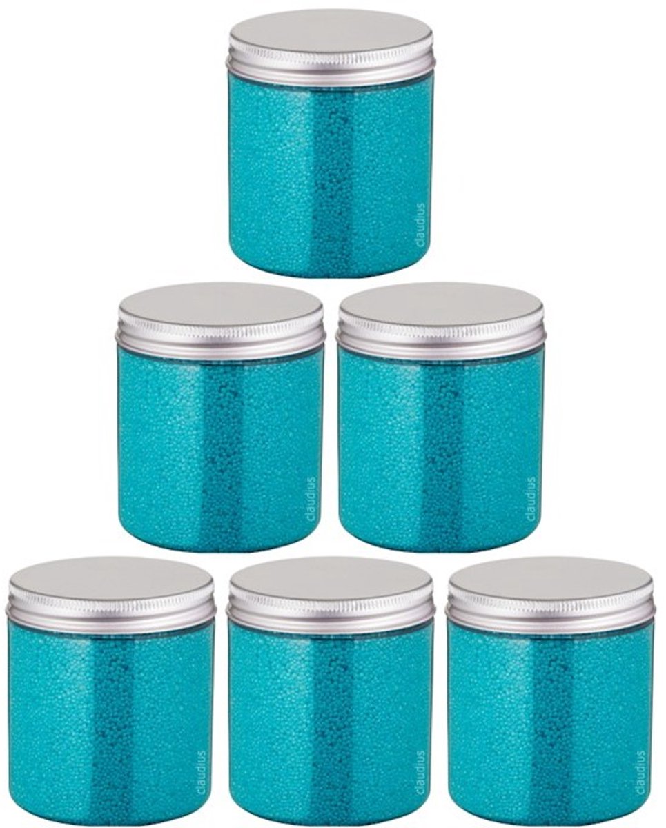 Badkaviaar Opium - 200 gram - Pot met aluminium deksel - set van 6 stuks - bad parels voor in bad