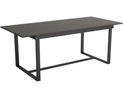 Zenthara Uitschuifbare Design Eettafel Betonlook – Stoere & Praktische Eettafel voor Jouw Woonruimte