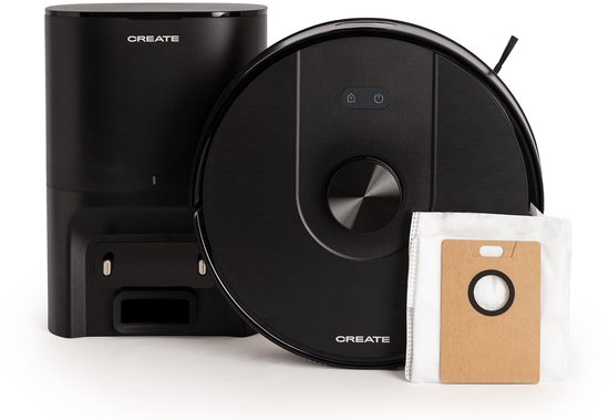 CREATE - Slimme robotstofzuiger en dweilrobot met optionele - CREATE - €199,95