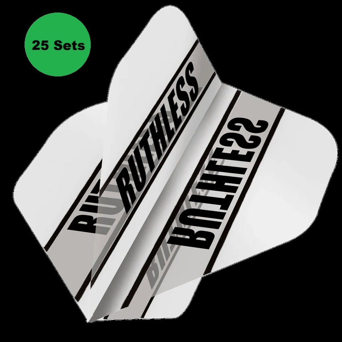 FKdarts 25Sets Ruthless Flights - Multipack - Wit - Dart Flights