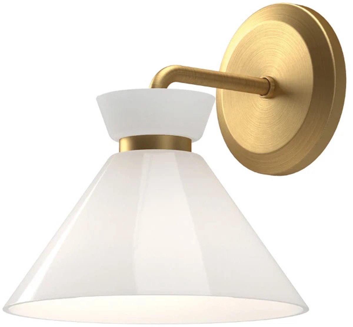 Alora Mood LED Wandlamp Halston | 1X E27 Max 40W | Brushed Gold