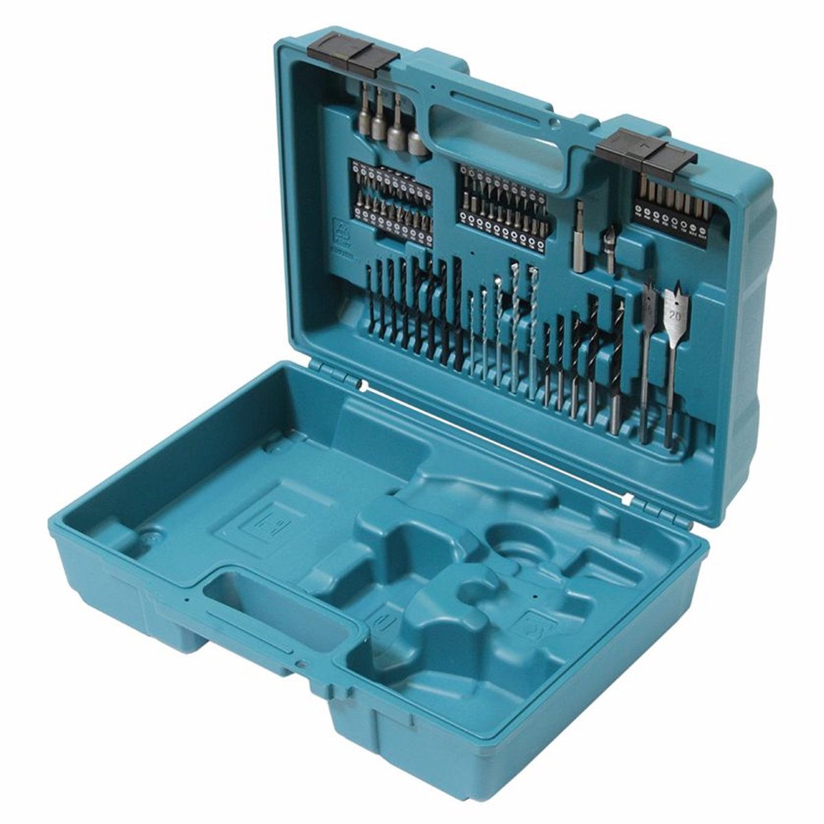 Makita DHP490RFX3 18 Volt accu LXT klopboormachine met 74 delige bitset in koffer en 2x 3.0Ah li-ion accus en lader – foto 5