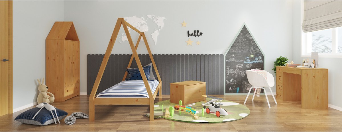 Alpi|Tipi Bed in dennenbeitswas