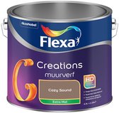 Flexa - Creations Muurverf Extra Mat - Cozy Sound - Kleur van het jaar 2026 - Mengverf - 2.5 L
