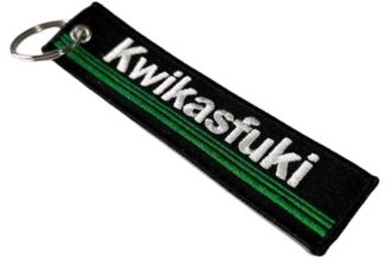 Porte-clés Kwikasfuki - Porte-clés Kawasaki - Porte-clés moto - Cadeau motocycliste - Kawasaki Z900/Z1000 - Kawasaki Versys 650/Versys 1000