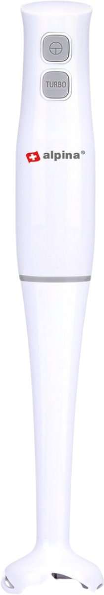 alpina Staafmixer - 400W - 2 Snelheden - Vaatwasserbestendig - RVS