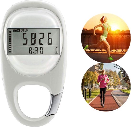 Petit podomètre numérique pour la marche, compteur de pas, tracker de  fitness à clipser, podomètre de sport portable - AliExpress