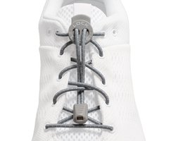 Lock Laces Grijs - Elastische schoenveters - Hardlopen