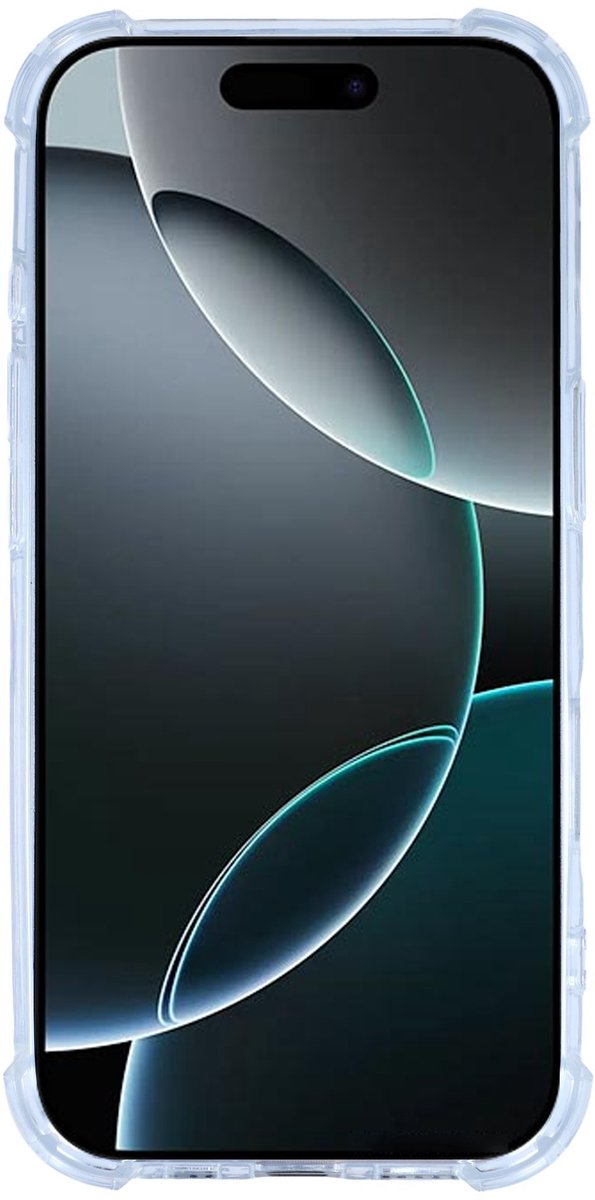 Zenzotek Hoesje Geschikt voor iPhone 17 Pro - Telefoonhoesje - Verstevigde hoeken - Transparant
