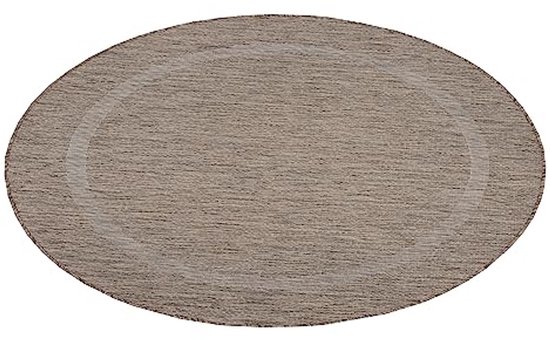 Sisal tapijt Sana binnen en buiten effen zwart ø 150 cm rond Sisal tapijt Sana binnen en buiten effen zwart ø 150 cm rond