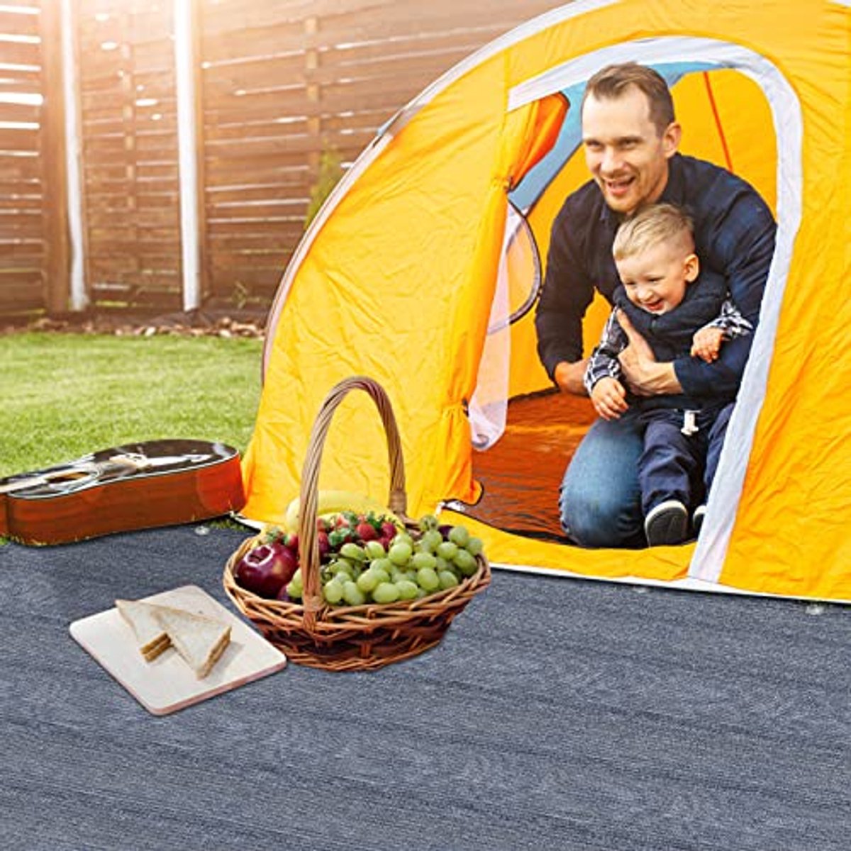 Weerbestendig Campingtapijt 2,5 x 2,5 m - Ideaal voor Buitenactiviteiten