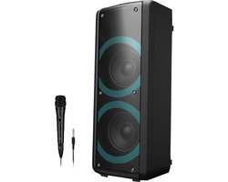 Denver Bluetooth Speaker Party Box - Discolichten - Partybox - Incl. Microfoon - BPS352