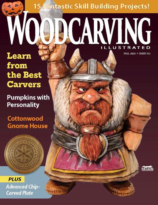 Woodcarving Illustrated Issue 112 Fall 2025 - cover