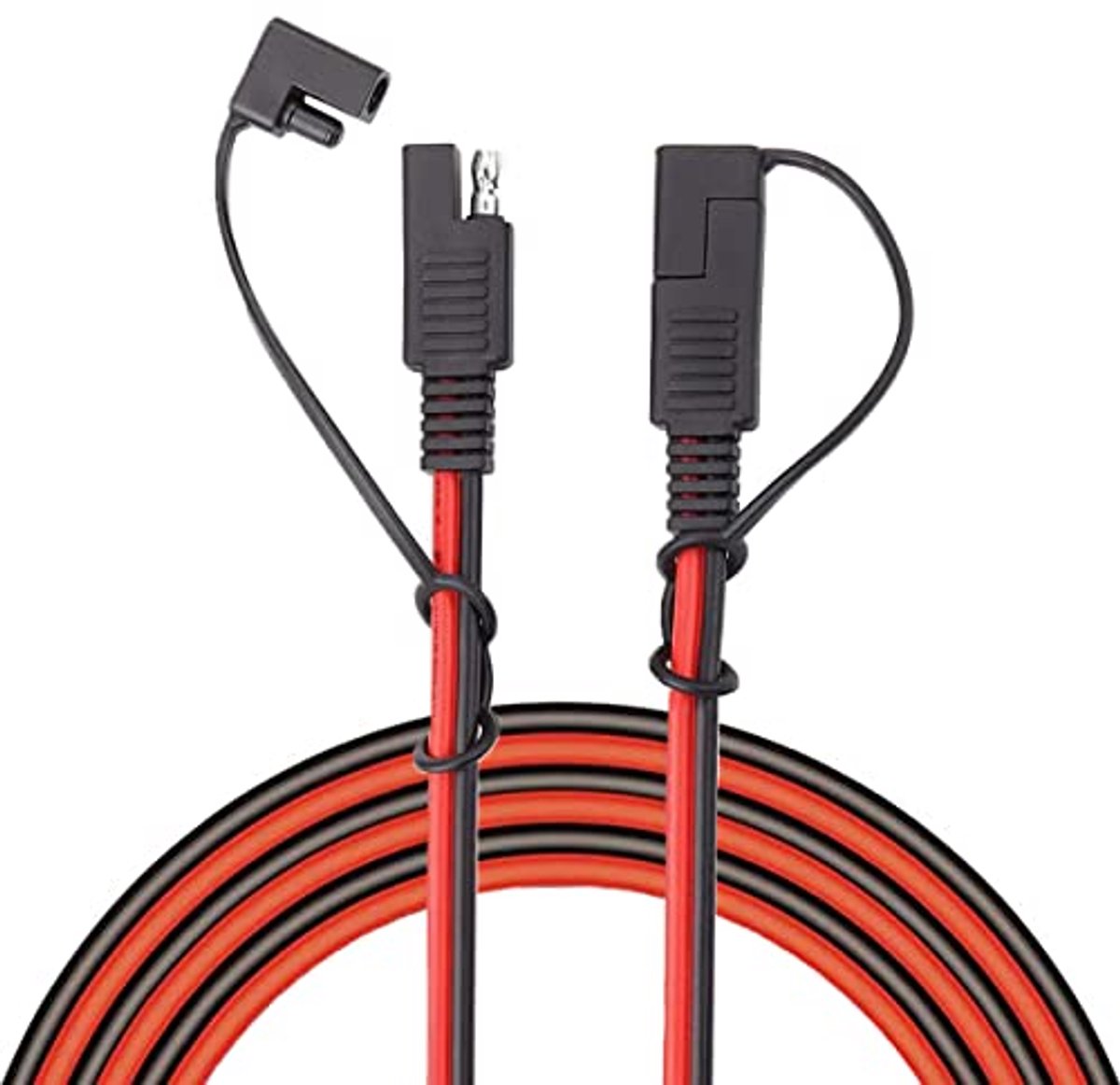 SAE verlengkabel 2-pins snel aan-/afkoppelbare verlengkabel 16AWG - 3m met stofkap