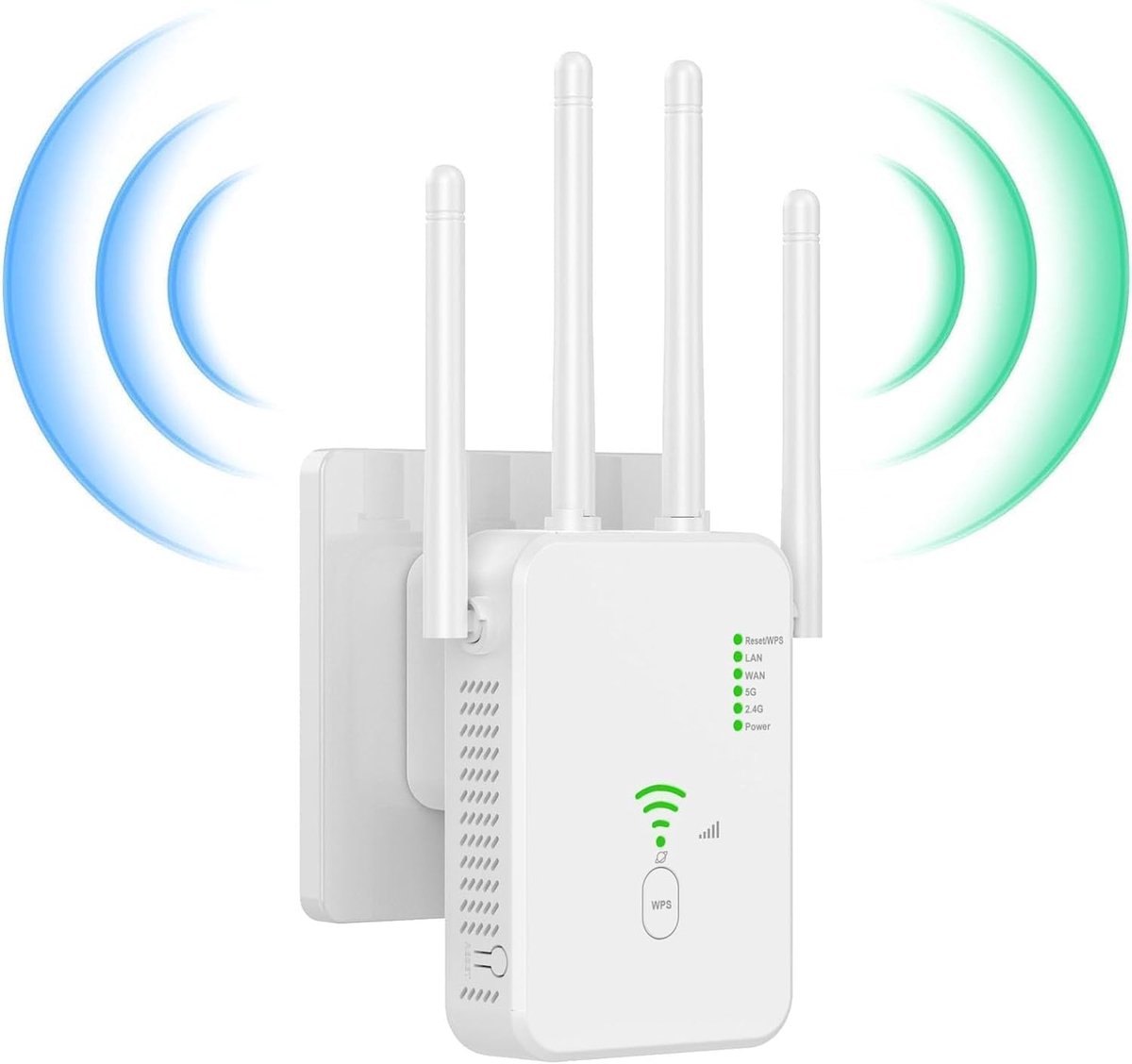 1x WiFi Versterker Buiten - 1200 Mbit/s Dualband Repeater -