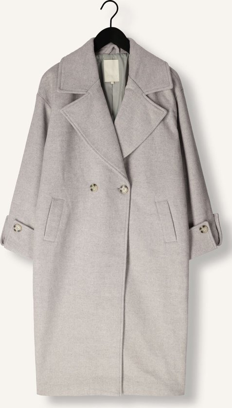 Notre-V Nv-eileen Jassen Dames - Winterjas - Lichtgrijs - Maat XL