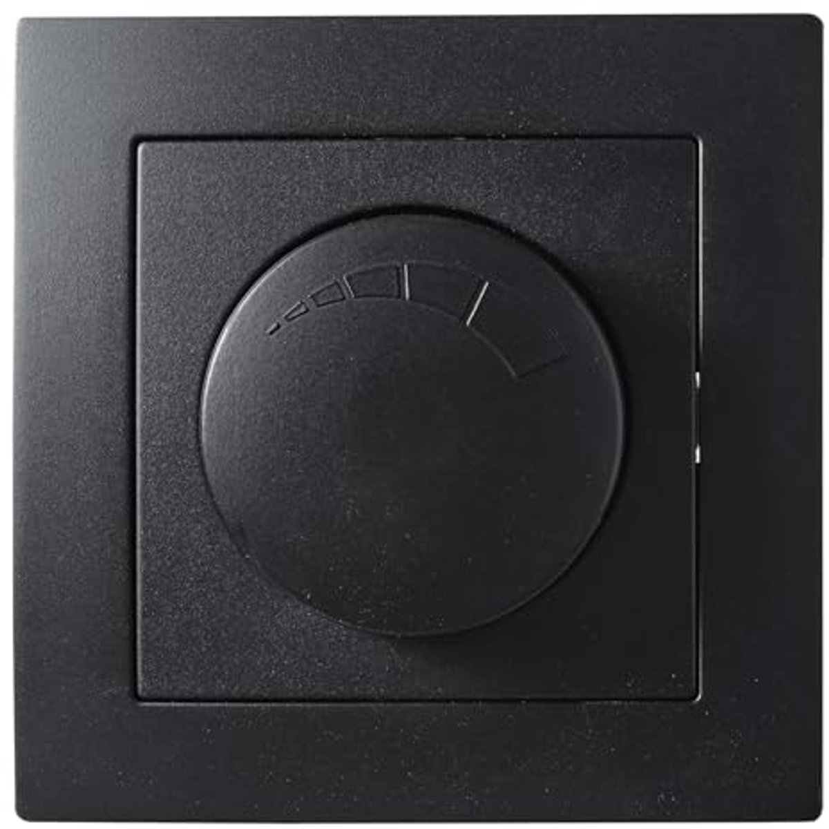 LED Dimmer met Geheugenfunctie voor Elektronische Transformers - Mat Zwart
