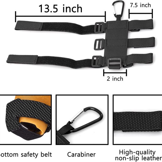 Audioband - Universele band voor Bluetooth-luidspreker - Bevestigingsbeugel voor audio op de fiets - Multifunctioneel en verstelbaar voor aanpassing aan verschillende scènes - Stevig en valt niet af van Vicloon — afbeelding 3