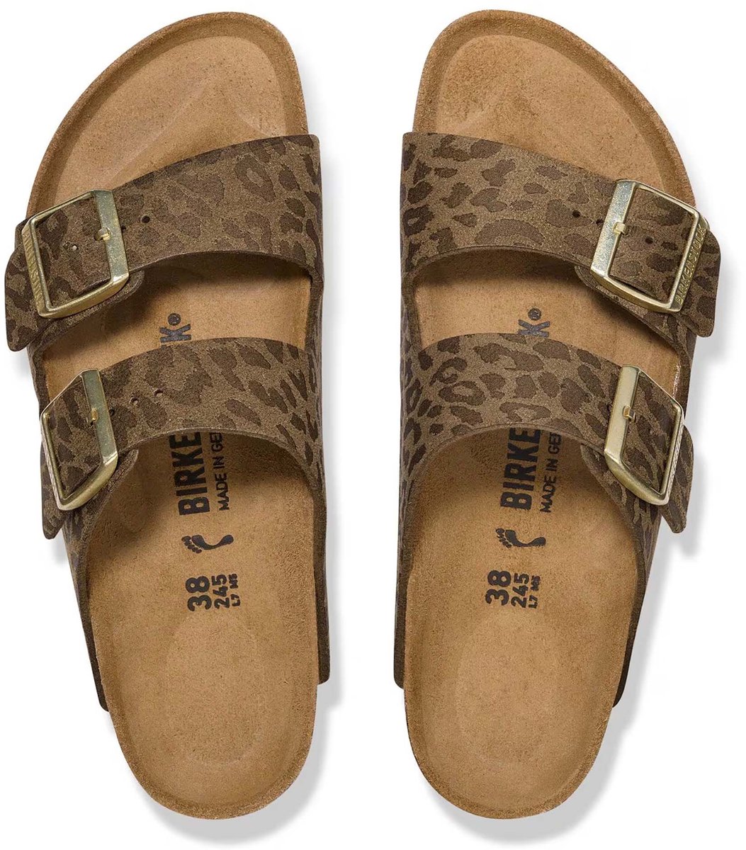 Birkenstock Arizona Synthetics Slippers Fashion Wear Vrouwen Bruin