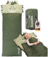 ACAMP EMERY Deken Slaapzak capuchon 220x85 cm Oranje 1,8kg - Slaapzakken