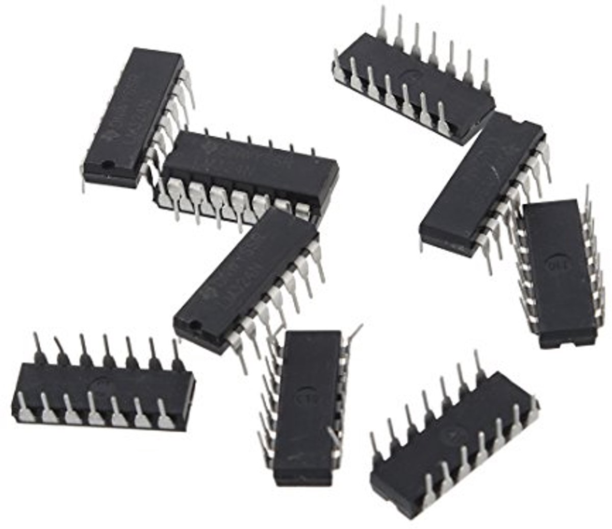 10x LM324N Laag Vermogen Quad Werking Versterker DIP-14