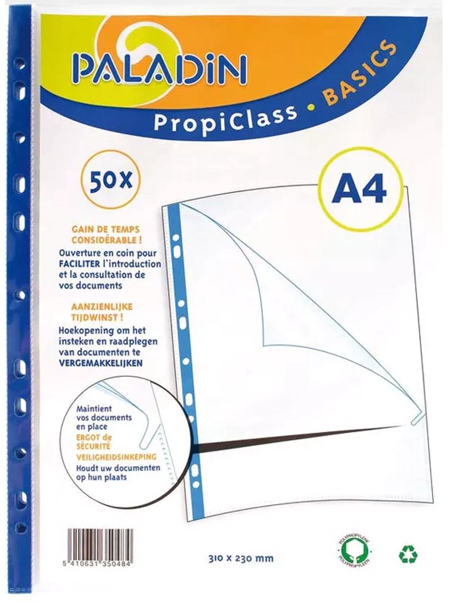 PALADINComfor Pockets Basic Zichtmapjes/50