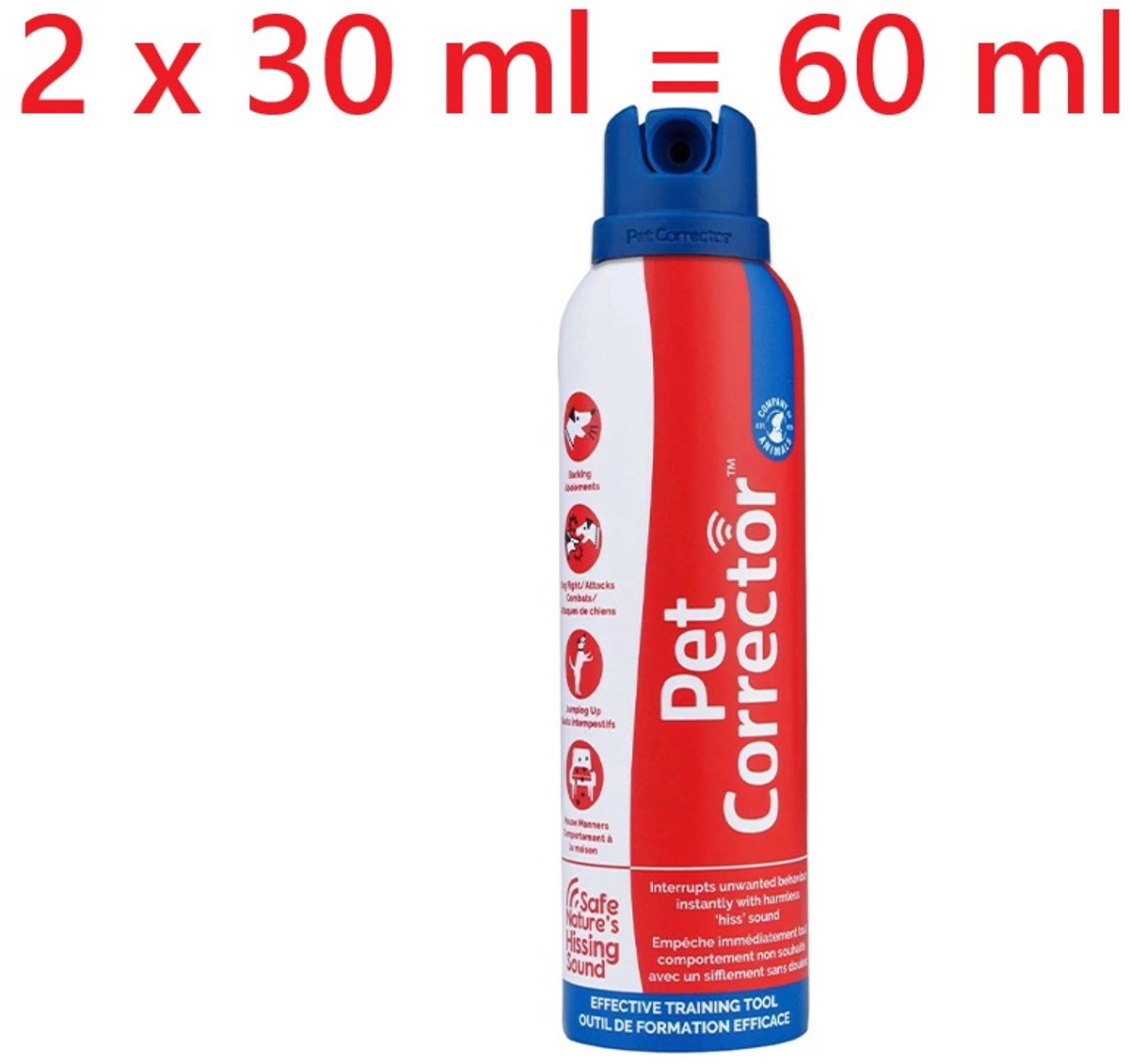 ** 2 x ** Company of Animals -Pet Corrector 30 ML - = 60 ml Stop blaffen of ander ongewenst gedrag, op een hondvriendelijke wijze.