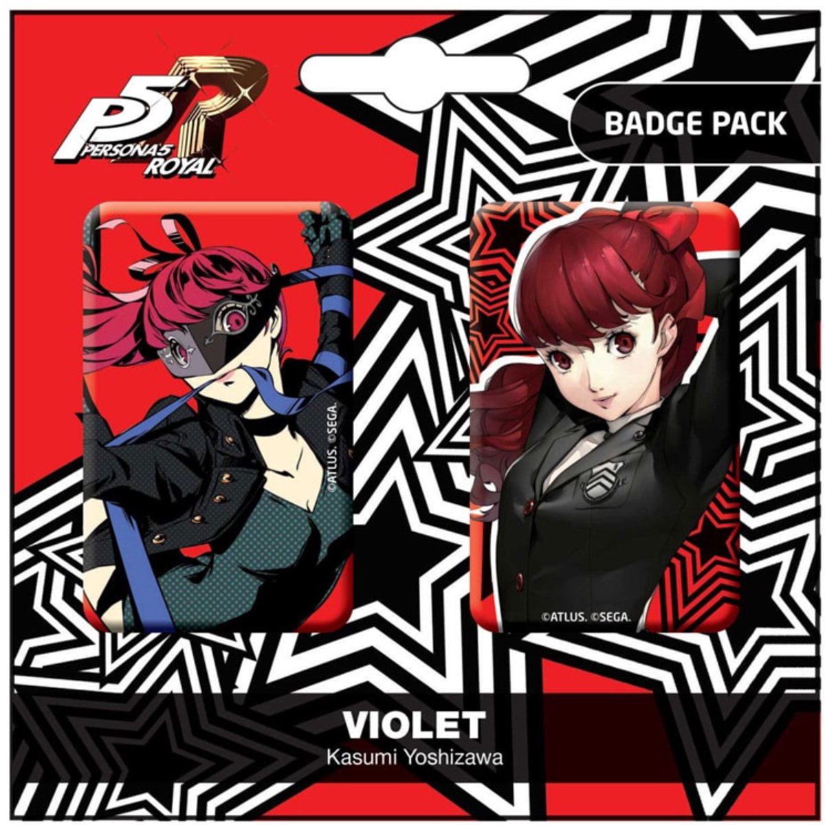 POPbuddies Persona 5 Royal Pin Badges 2-Pack Violet / Kasumi Yoshizawa Pins & Brooches