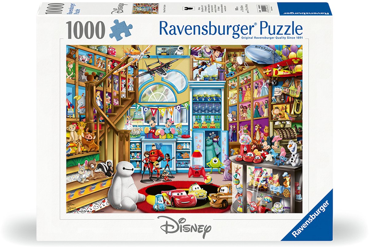 Ravensburger puzzel Disney In de speelgoedwinkel - Legpuzzel - 1000 stukjes — afbeelding 8