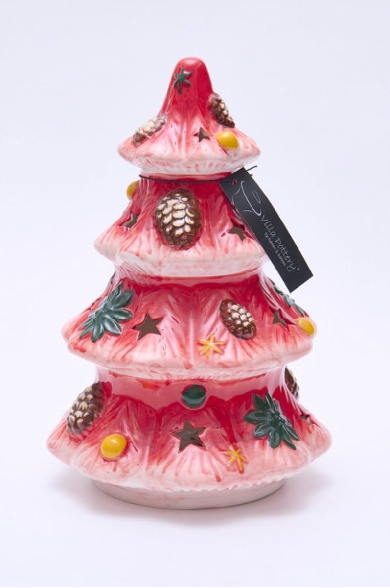 Kerstboom - Kerstdecoratie - Porselein - Decoratie - Kerst - Kerstsfeer - Winterdecoratie - Christmas - Kerstcadeau - Sinterklaascadeau - 5 December - Ledlicht - Ledlamp - Christmas tree 1_4C