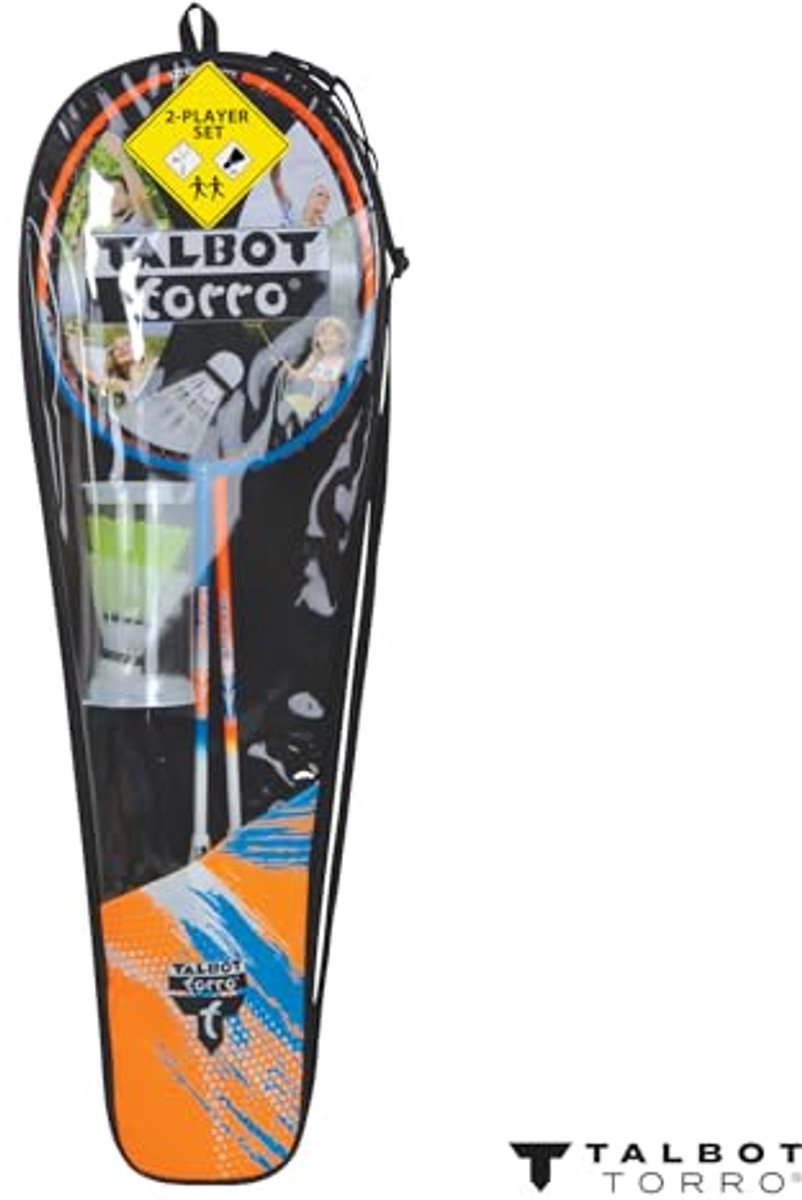 Badmintonset voor Twee Personen met Rackets en Ballen
