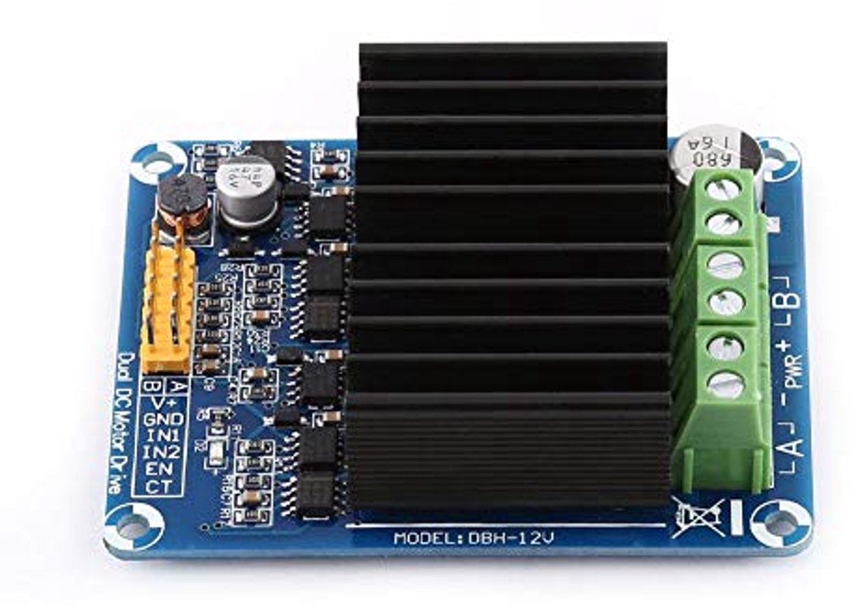 Dual Channel H Bridge Motor Driver Controller Module 5-12V voor Speelgoedauto's en Motoren