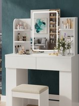 Buildonely W1905729 Make-uptafel met ledverlichting