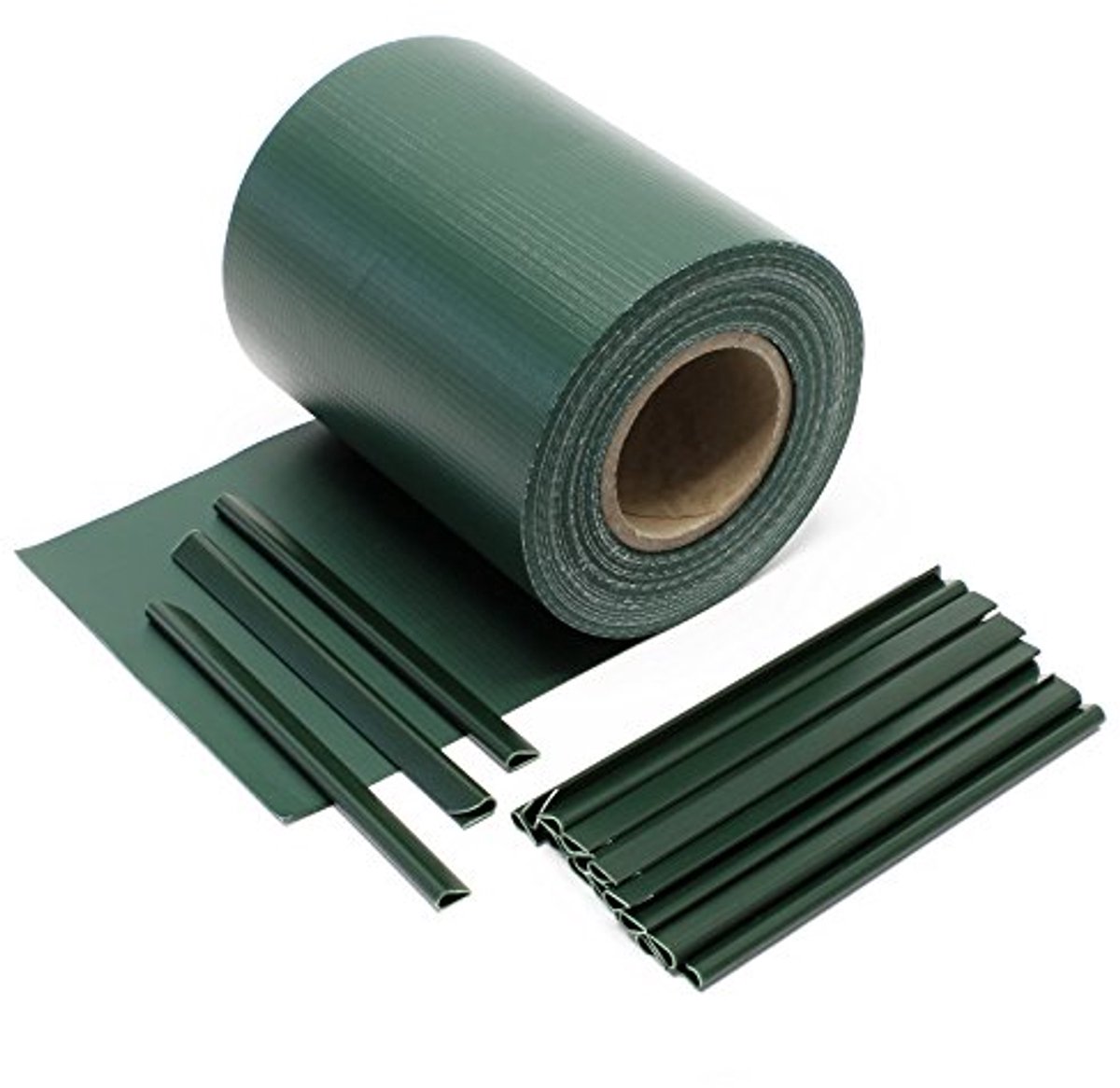 Privacy film strip 35m met clips voor tuin en hekwerk