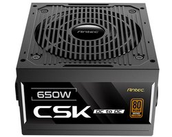 Antec CSK650DC EC power supply unit 650 W 20+4 pin ATX ATX Zwart