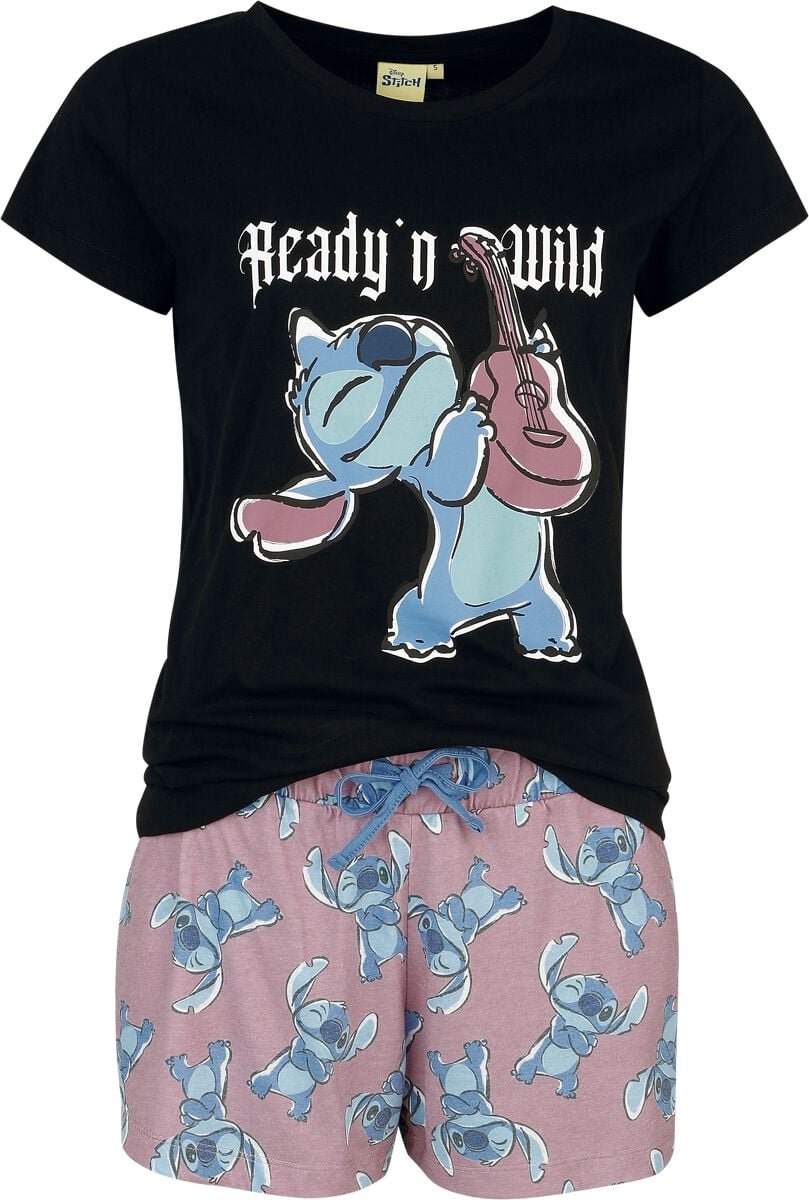 Disney Lilo & Stitch Ready 'n Wild Pyjama meerkleurig Katoen multicolor