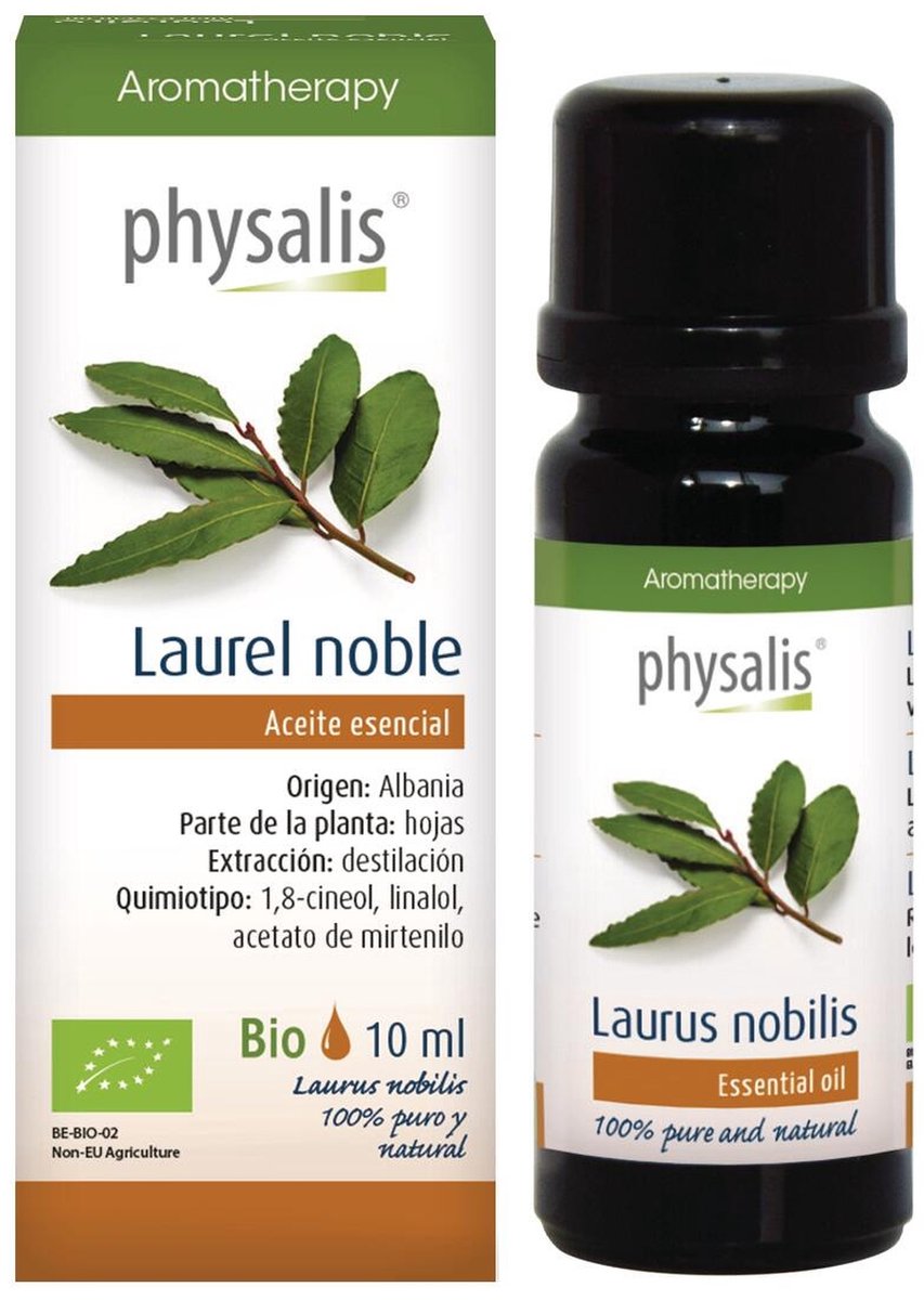 Laurel Bio Essence 10 ml etherische olie|Laurel Essence Bio 10 ml of essential oil|Laurel Bio Essence 10 ml de huile essentielle